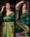 Picture of Well Formed Green Casual Saree