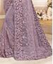 Picture of Sightly Dusty Lavender Designer Saree