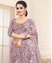 Picture of Statuesque Dusty Lavender Designer Saree