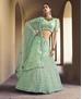 Picture of Fascinating Light Green Lehenga Choli