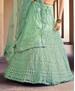 Picture of Fascinating Light Green Lehenga Choli