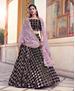 Picture of Superb Black Lehenga Choli