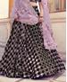 Picture of Superb Black Lehenga Choli