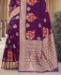 Picture of Alluring Voilet Casual Saree