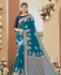 Picture of Marvelous Sea Green Silk Saree