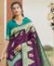 Picture of Good Looking Voilet Silk Saree