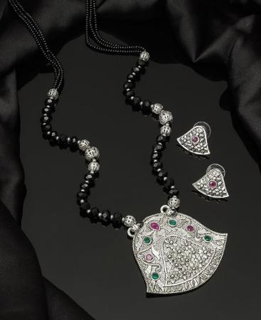 Picture of Graceful Silver Mangalsutra