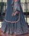 Picture of Fascinating Stone Blue Straight Cut Salwar Kameez