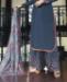 Picture of Fascinating Stone Blue Straight Cut Salwar Kameez