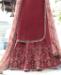 Picture of Superb Maroon Straight Cut Salwar Kameez