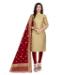 Picture of Superb Beige Cotton Salwar Kameez