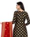 Picture of Shapely Black Cotton Salwar Kameez