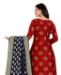 Picture of Comely Red Cotton Salwar Kameez