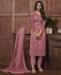 Picture of Exquisite Pink Straight Cut Salwar Kameez