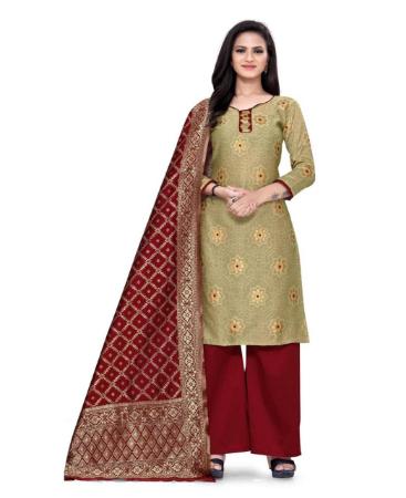 Picture of Alluring Beige Cotton Salwar Kameez