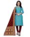 Picture of Resplendent Blue Cotton Salwar Kameez