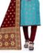 Picture of Resplendent Blue Cotton Salwar Kameez