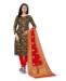 Picture of Beauteous Black Cotton Salwar Kameez