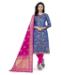 Picture of Superb Blue Cotton Salwar Kameez