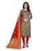 Picture of Charming Grey Straight Cut Salwar Kameez