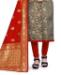 Picture of Charming Grey Straight Cut Salwar Kameez