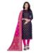 Picture of Charming Nevy Blue Straight Cut Salwar Kameez