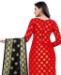 Picture of Amazing Red Straight Cut Salwar Kameez