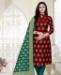 Picture of Gorgeous Maroon Cotton Salwar Kameez