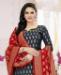 Picture of Grand Blue Cotton Salwar Kameez