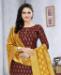 Picture of Beautiful Maroon Cotton Salwar Kameez