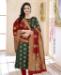 Picture of Beautiful Green Cotton Salwar Kameez