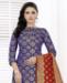 Picture of Ideal Royal Blue Cotton Salwar Kameez