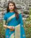 Picture of Appealing Sky Blue Casual Saree