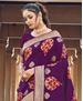 Picture of Alluring Voilet Casual Saree