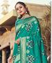 Picture of Nice Turquoise Casual Saree