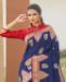 Picture of Graceful Blue Silk Saree