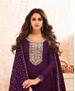 Picture of Ideal Wine Straight Cut Salwar Kameez