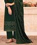 Picture of Shapely Green Straight Cut Salwar Kameez