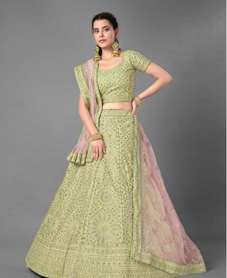 Picture of Graceful Pista Lehenga Choli