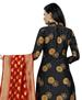 Picture of Appealing Black Cotton Salwar Kameez