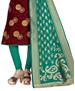 Picture of Pretty Maroon Cotton Salwar Kameez