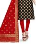 Picture of Shapely Black Cotton Salwar Kameez