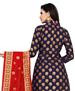 Picture of Comely Nevy Blue Cotton Salwar Kameez