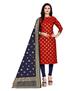 Picture of Alluring Maroon Cotton Salwar Kameez