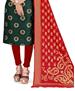 Picture of Alluring Green Cotton Salwar Kameez