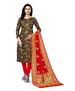 Picture of Beauteous Black Cotton Salwar Kameez