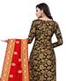 Picture of Beauteous Black Cotton Salwar Kameez