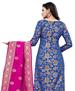 Picture of Superb Blue Cotton Salwar Kameez