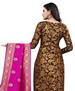 Picture of Beauteous Brown Cotton Salwar Kameez