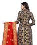 Picture of Delightful Nevy Blue Cotton Salwar Kameez